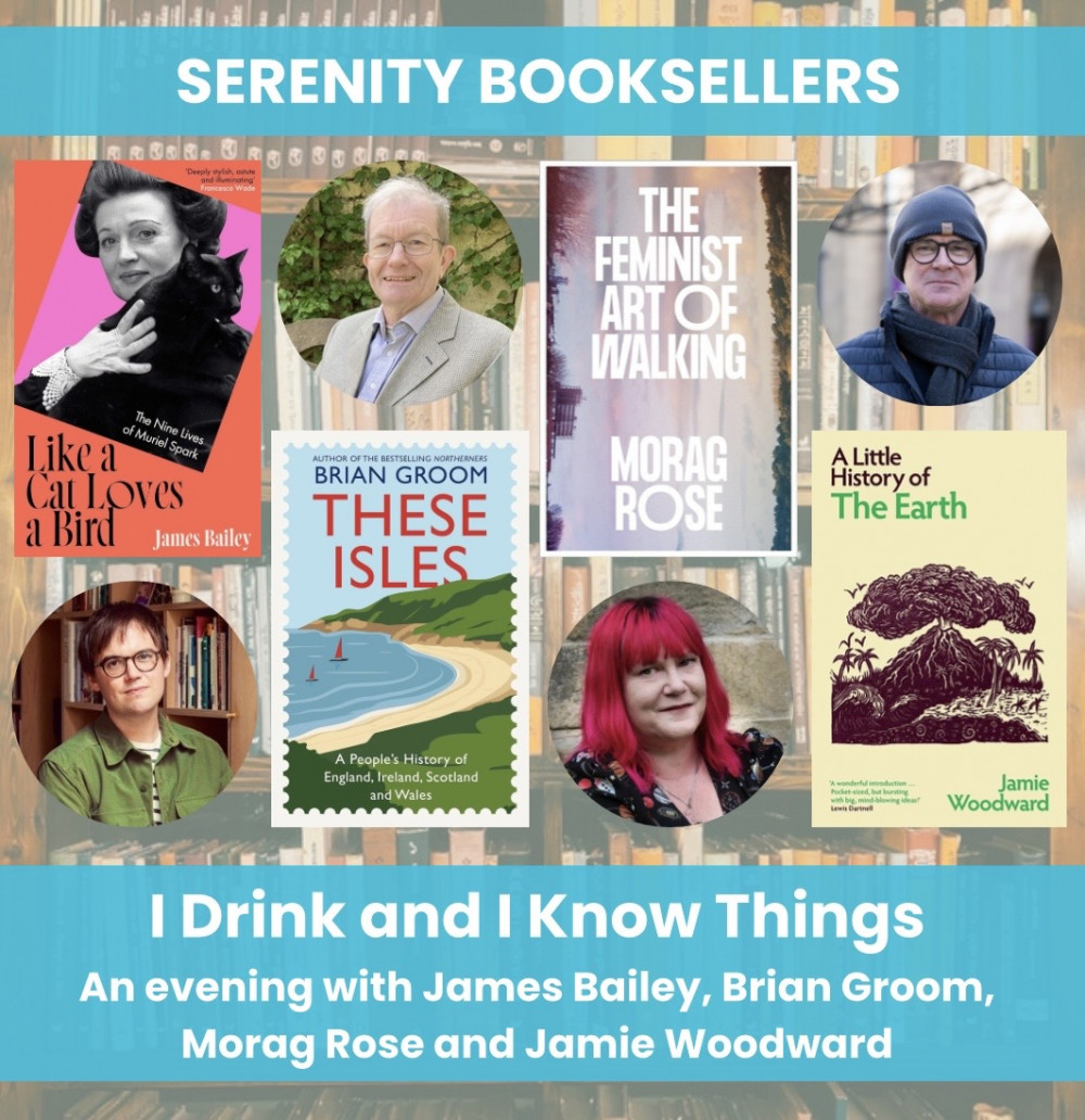 I Drink and I Know Things: An evening with James Bailey, Brian Groom, Morag Rose & Jamie Woodward