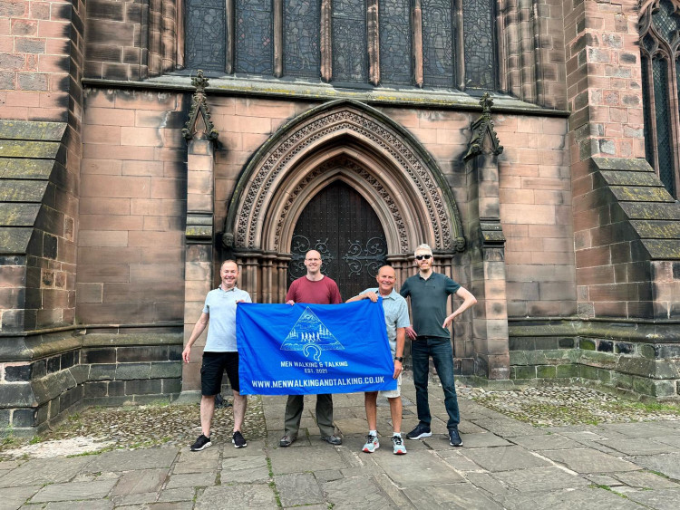 The Nantwich branch of Men Walking and Talking has gone from strength to strength since launching in December 2024, offering a simple but powerful way for men to connect (Photo: Supplied).