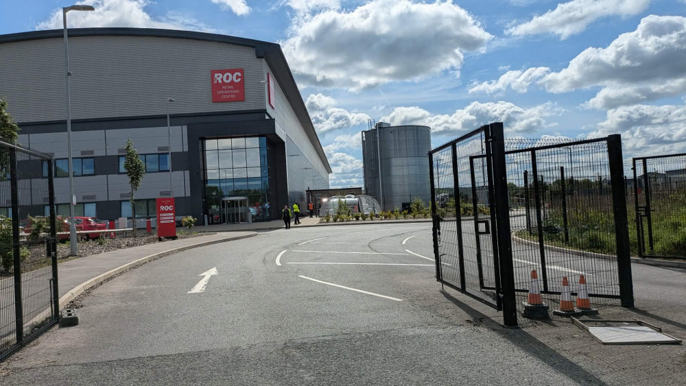 Three fire engines went to the Jet2's Retail Operations Centre in Middlewich after a piece of machinery and a skip caught fire. (Photo: Nub News)