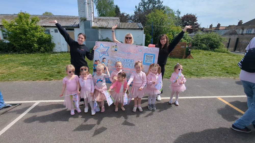 Children from Babyballet Twickenham, Richmond and Kingston performed on the community stage and joined the parade during Whitton’s St George’s Day celebrations (credit: Babyballet Twickenham, Richmond and Kingston).