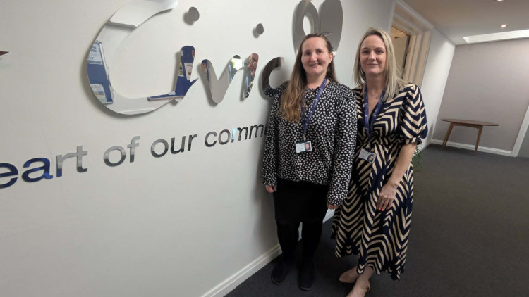 Alsager Civic assistant manager, Sam Thorley and operations manager, Carrie Dempsey. (Photo: Nub News) 