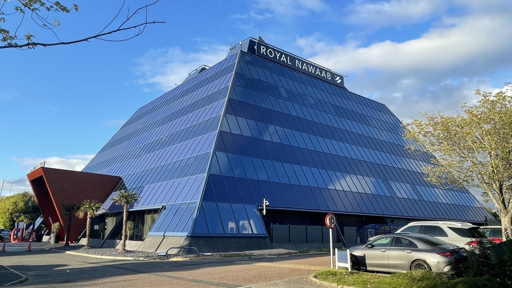 The Royal Nawaab Pyramid in Stockport will be the subject of a new documentary on Channel 4 (Image - Nub News)