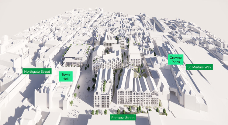 Plans to build more than 400 homes in Chester city centre are set to go out to public consultation (Image supplied)