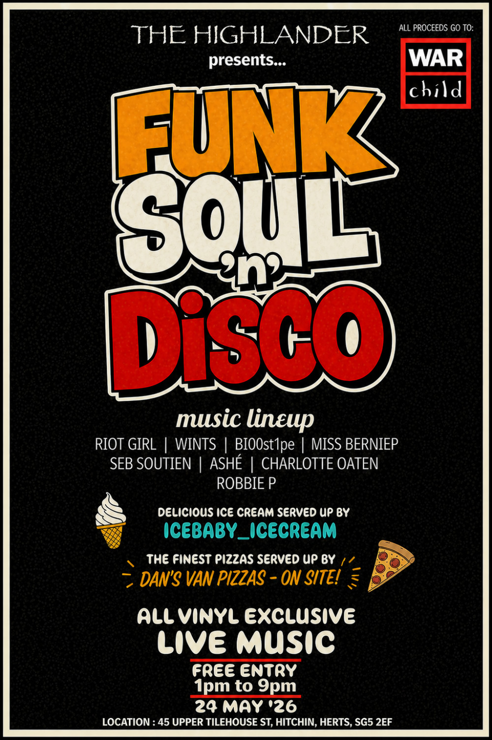Funk Soul and Disco at The Highlander
