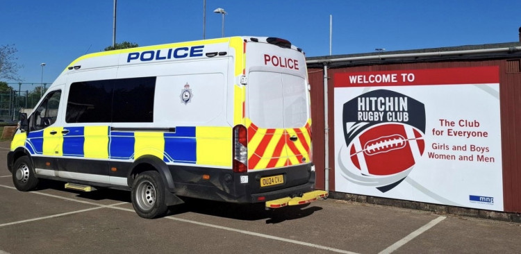Away from the rugby pitches, pupils were also given a behind-the-scenes look at policing.