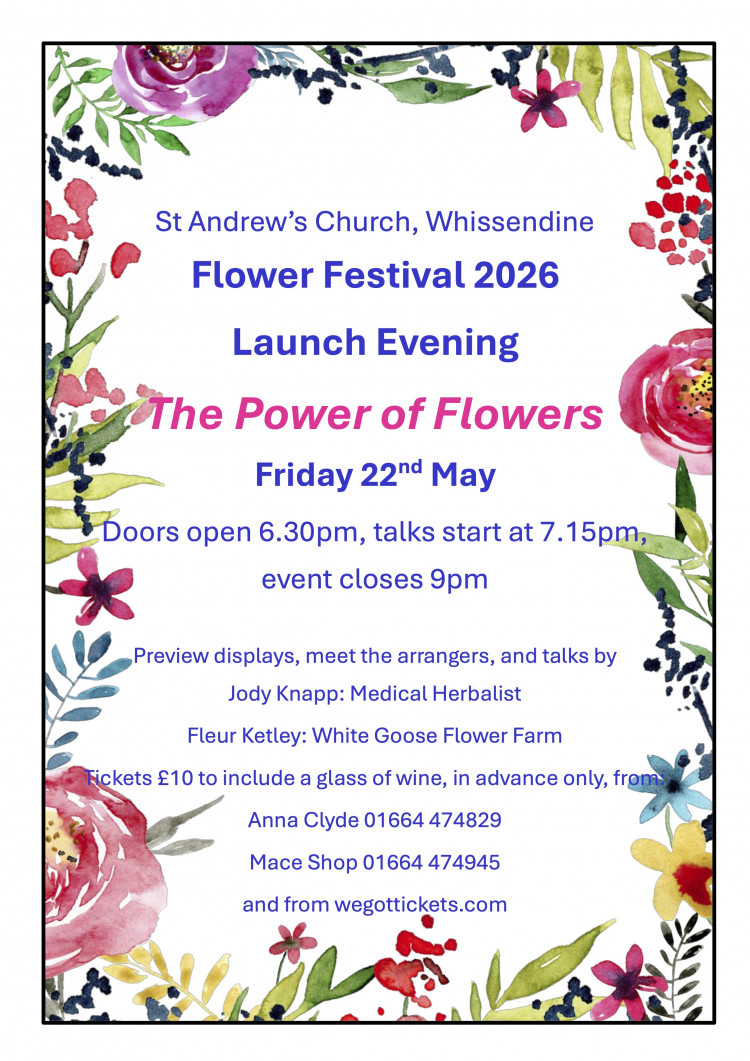 Whissendine Flower Festival Launch Evening