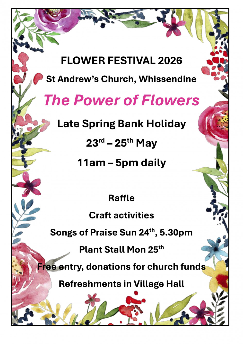 Whissendine Flower Festival