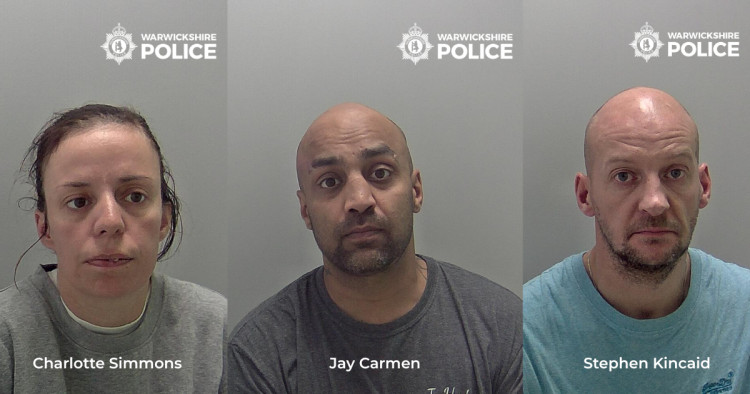 Stephen Kincaid was found guilty of being concerned in the supply of cocaine and possessing an offensive weapon in a private place (image via Warwickshire Police)