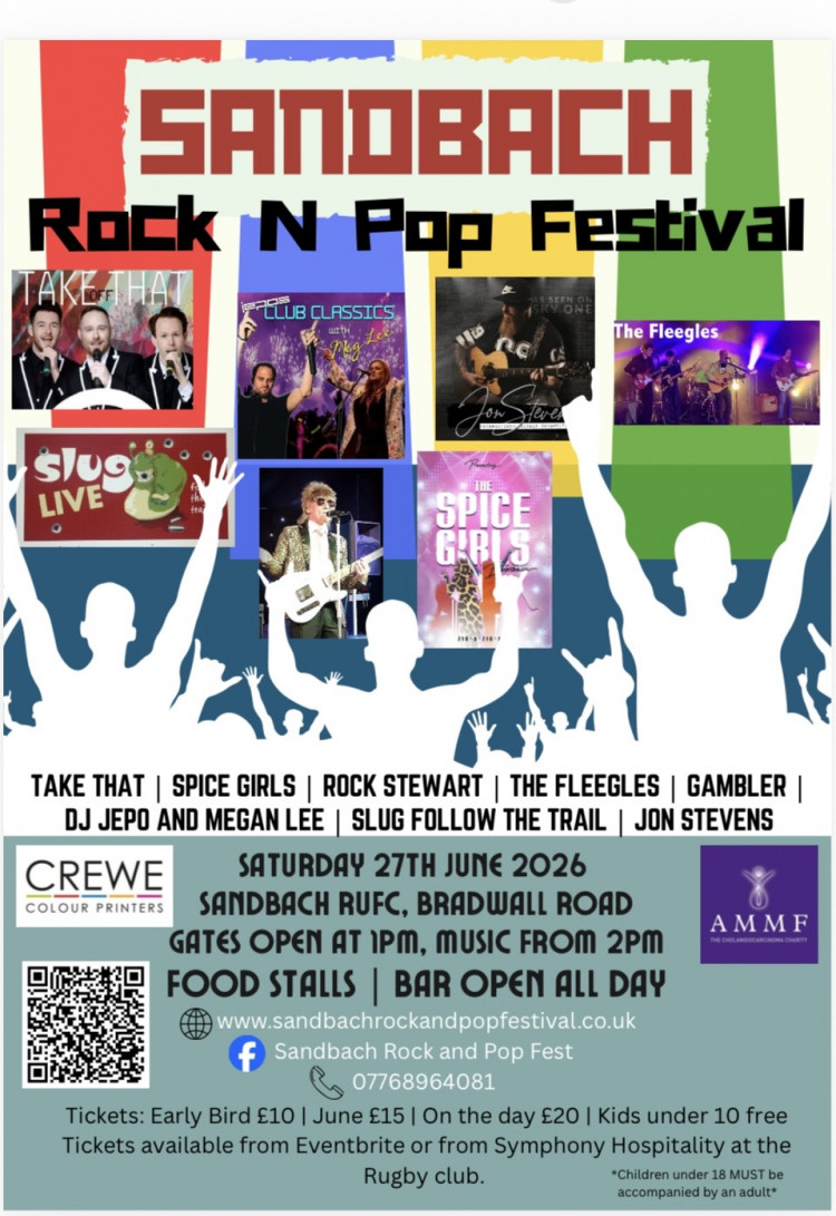 sandbach rock n pop festival
