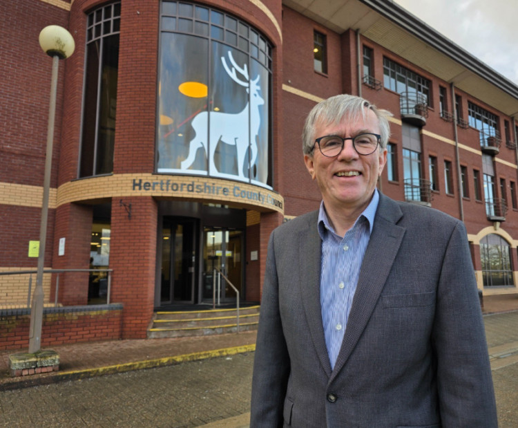 Leader of Hertfordshire County Council, Cllr Steve Jarvis