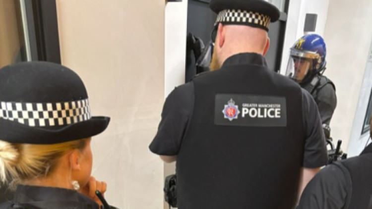 Police carried out a search warrant in Reddish on Friday 1 May as part of an effort to crack down on illegal drugs (Image - GMP)