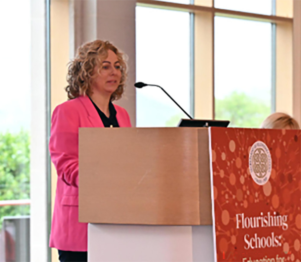 Grainne McLaughlin addresses the conference