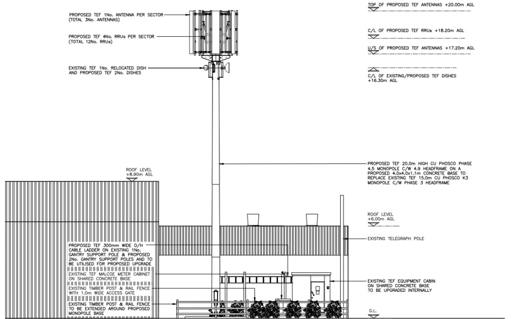 The 5G mast has been approved for Shrewley (image via planning applications)