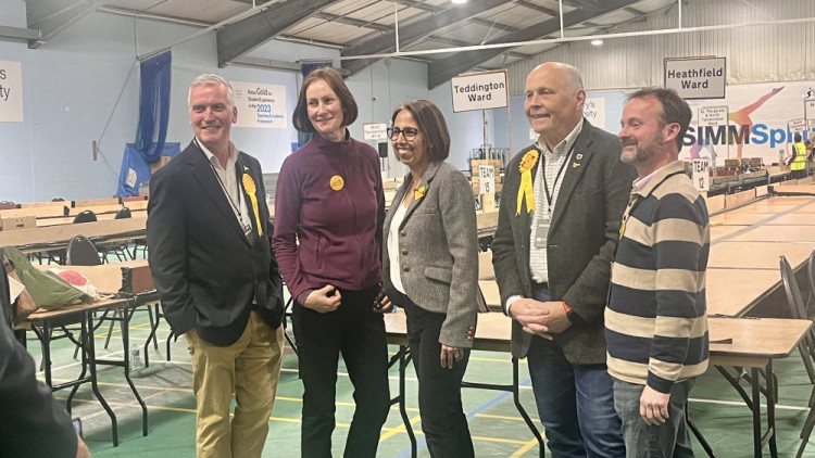 The Liberal Democrats have been declared the winners of Richmond borough's 2026 elections, winning all 54 seats (Credit: Nub News)