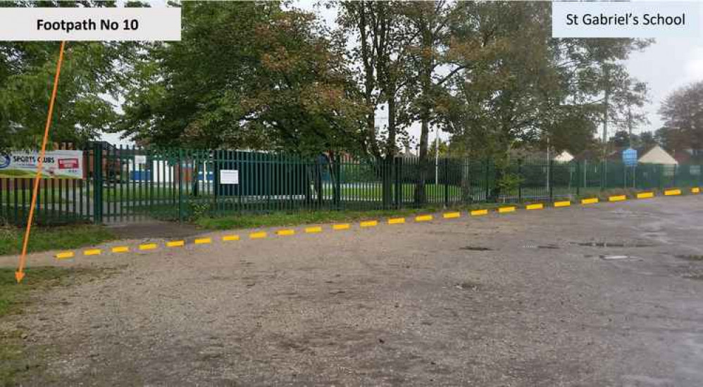 The new pathway could track alongside St Gabriel's fence or via an alternative route yet to be determined.