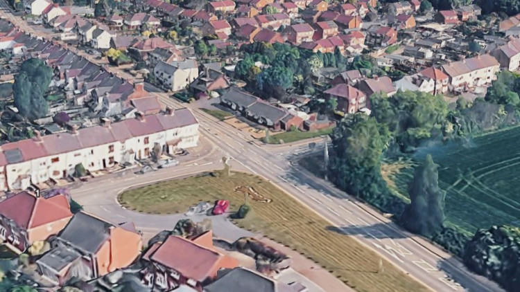 A “death trap” junction near a Leicestershire village will not be tackled after highway bosses reportedly said “not enough people are being killed” in the area (Image - Google Earth)