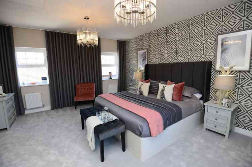 A showhome interior at Bellway's Heathlands development in Heather