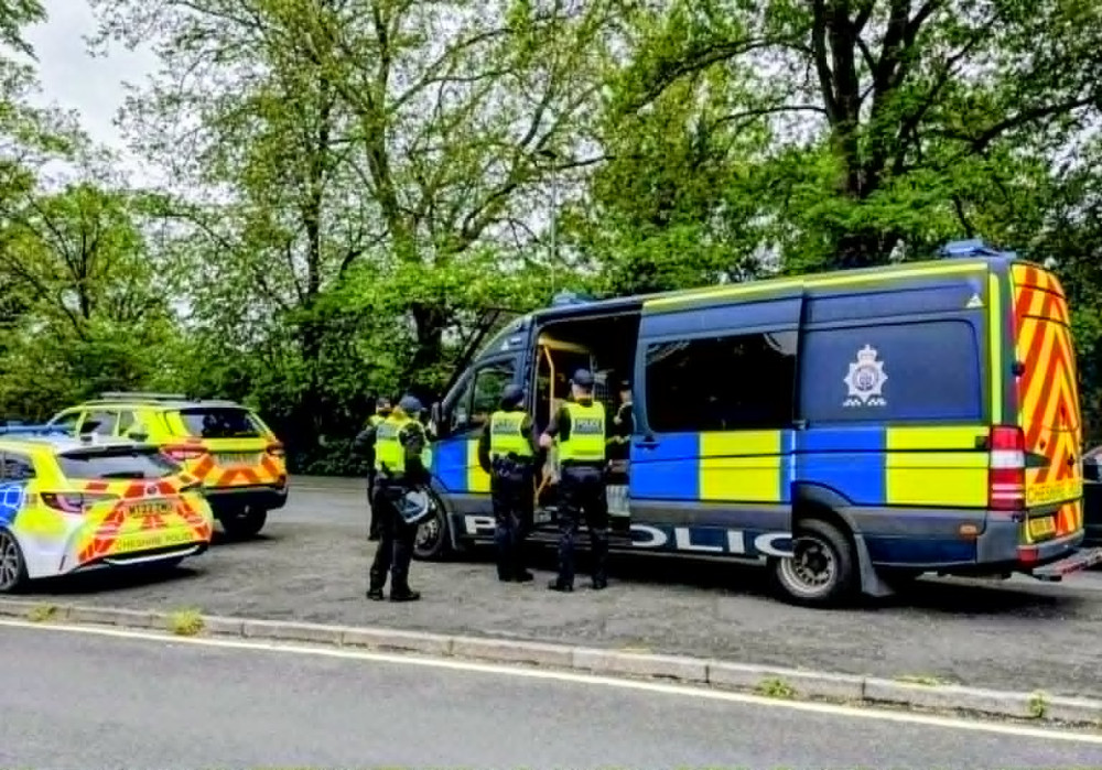 A 48-year-old British national was arrested on suspicion of human trafficking offences on Thursday 7 May at an address in Crewe (Photo: Nub News).