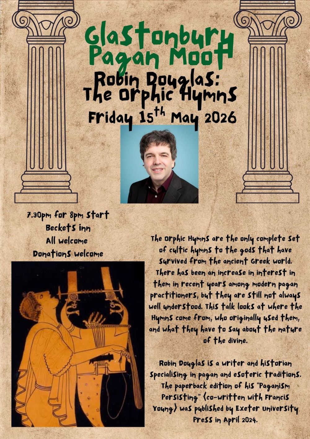 Glastonbury Pagan Moot: Robin Douglas: The Orphic Hymns 