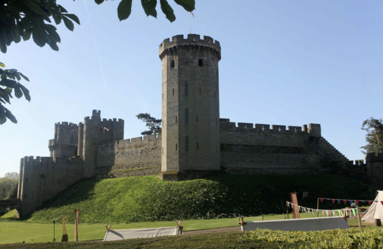 Warwick Castle has been named the UK's top castle for 2026 by Tripadvisor  (image via SWNS)