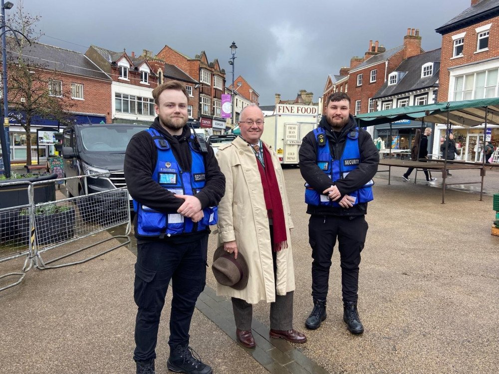 Rupert Matthews With Wardens (image via PCC)