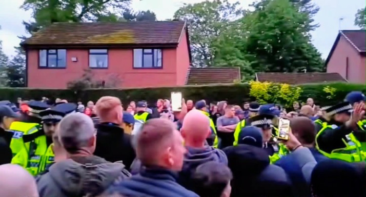 The self-proclaimed neo-Nazi, 27, has since been released on bail with conditions not to enter Cheshire (Photo: Crewe Community).