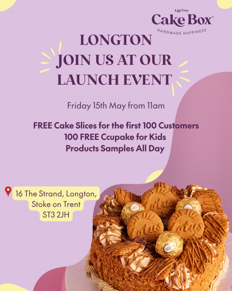 Cake Box Longton Launch Event