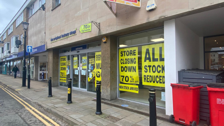 The Original Factory Shop closed in Warwick in March (image by Nub News)