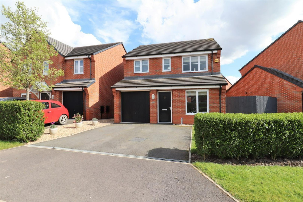 The three-bedroom detached home on Church Field Close (Photo: Stephenson Browne).