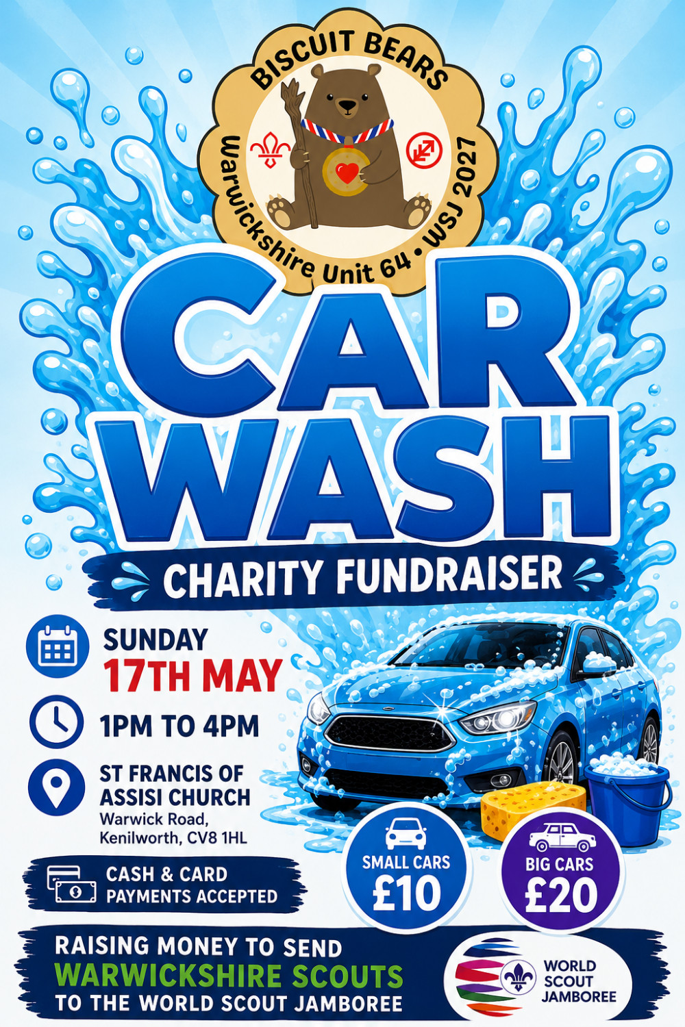 St Francis’ Church Hall, 110 Warwick Rd, Kenilworth CV8 1HL