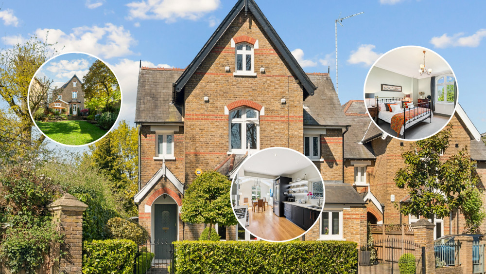 This week's Ealing property of the week is a landmark five-bedroom home on Victoria Road, Ealing (credit: Leslie & Co).