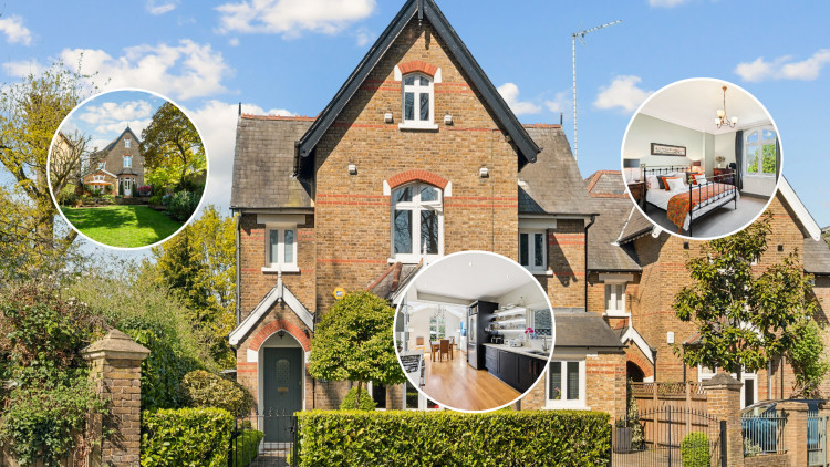 This week's Ealing property of the week is a landmark five-bedroom home on Victoria Road, Ealing (credit: Leslie & Co).