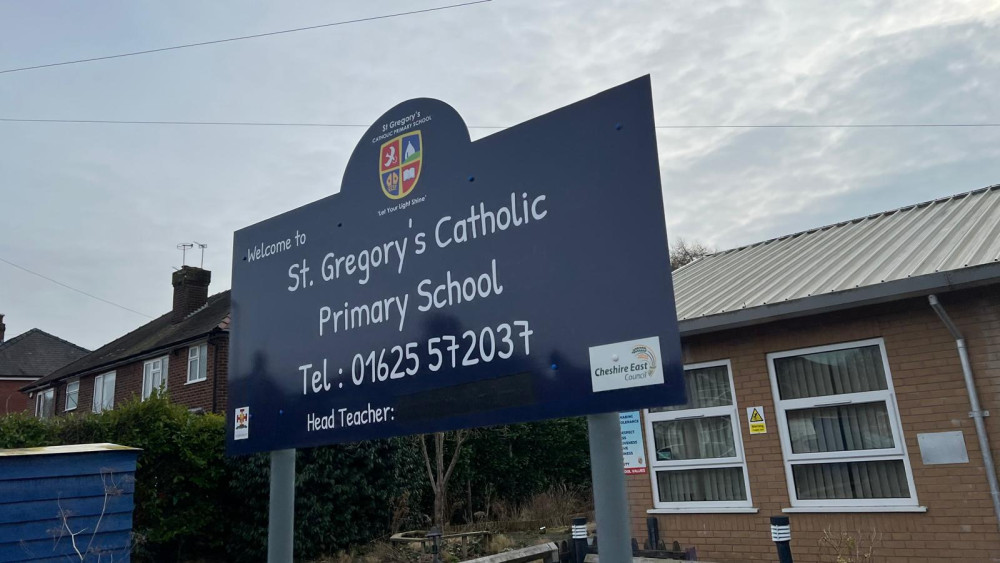 Cheshire East Council and the Catholic diocese have been asked to considering selling St Gregory's Catholic Primary School (Credit: Nub News)