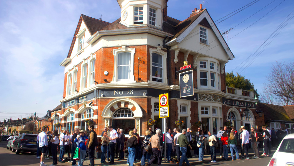 The Turk's Head will screen every England match during the 2026 World Cup, with table reservations now open for football fans (credit: Nub News).
