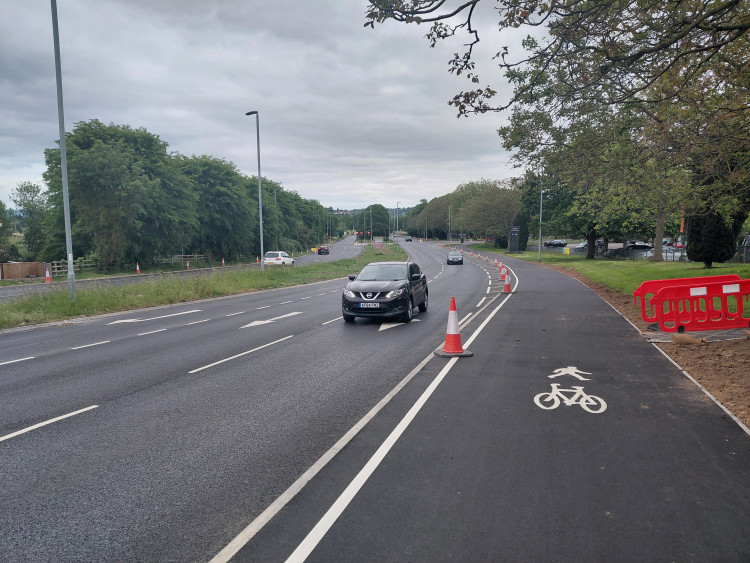  A new walking and cycling route has opened after major A39 Westway roadworks in Street.