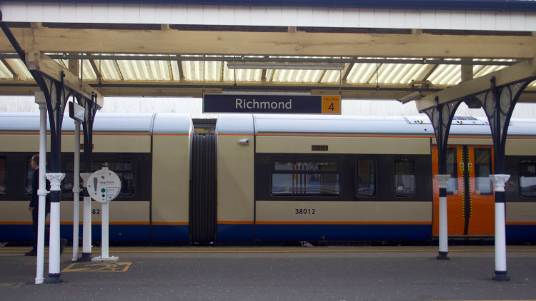 Passengers travelling through Richmond station are facing delays and cancellations after a fault on a train at Canonbury suspended London Overground services towards Stratford (credit: Nub News).