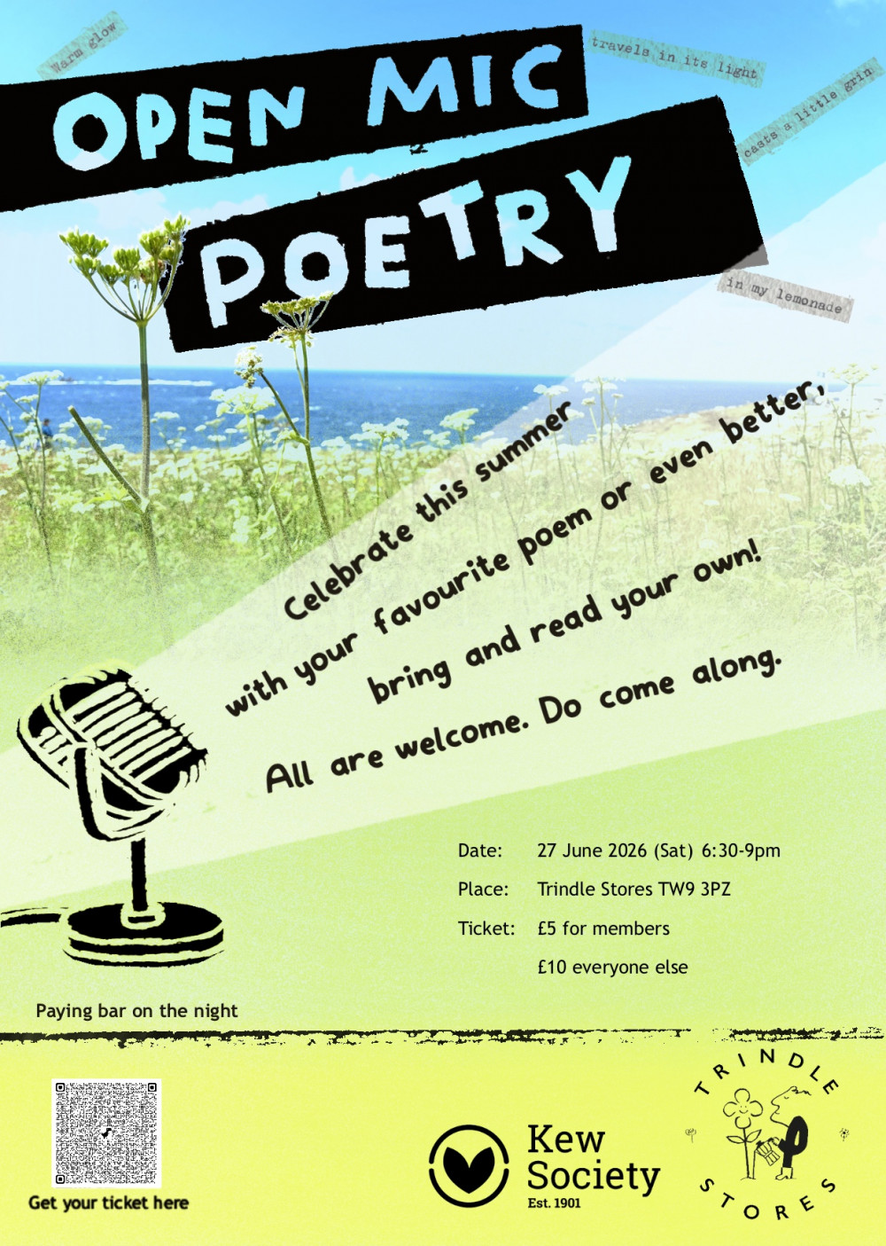 Open Mic Poetry Event