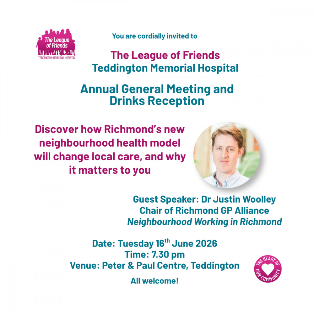 League of Friends AGM & talk on significant new direction for local healthcare