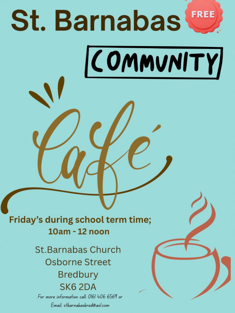 St Barnabas Community Cafe + Litter Pick this week. 