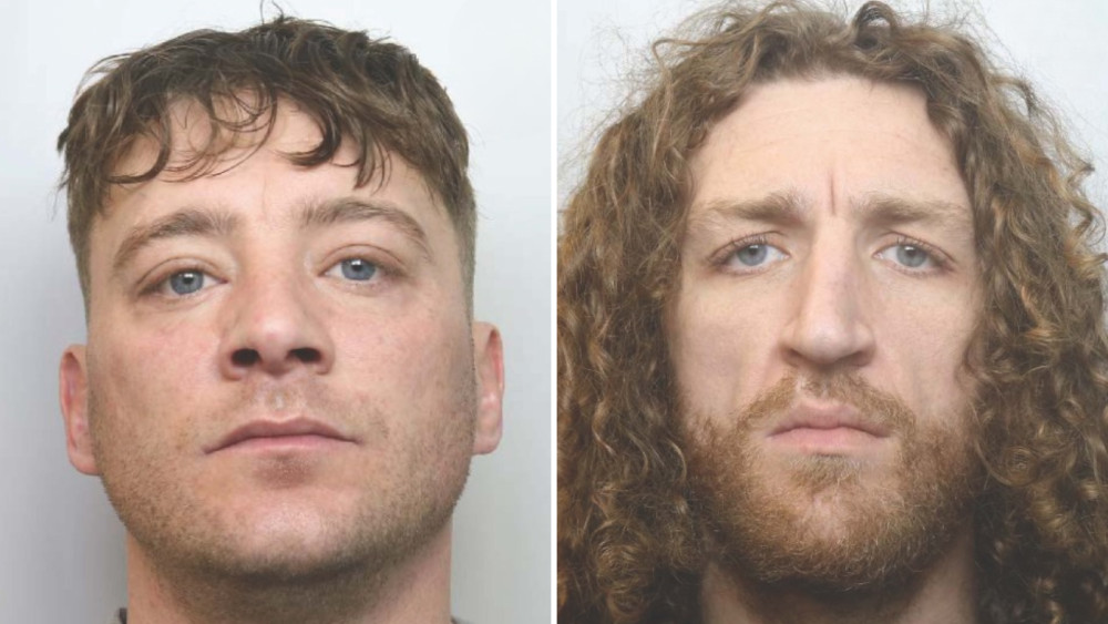 Aaron and Haden Whittaker have been jailed after carrying out a brutal assault in Macclesfield (Credit: Cheshire Police)