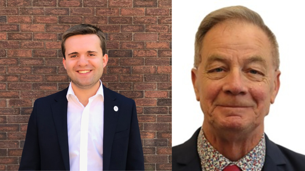  Councillor Dan Jellyman, leader of the Reform UK group (left) and Councillor Chris Robinson, cabinet member for housing (right) (images via LDRS)