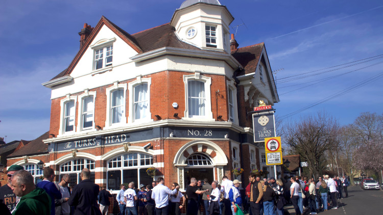 The Turk's Head will screen every England match during the 2026 World Cup, with table reservations now open for football fans (credit: Nub News).