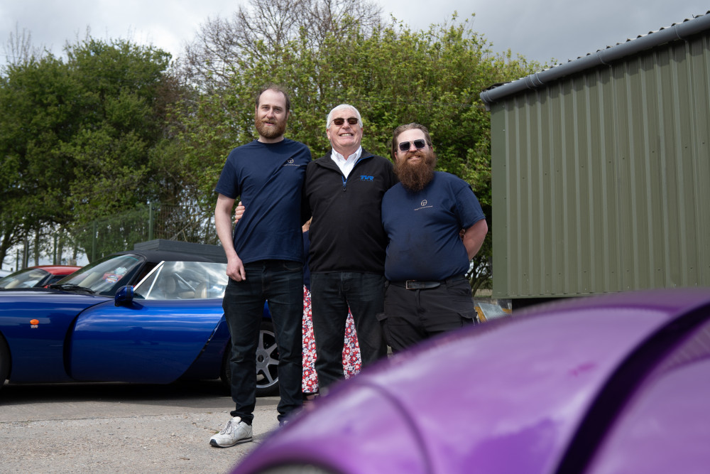 Theo Bruce, Richard Pilgrim and Garath Browning by Li Stone