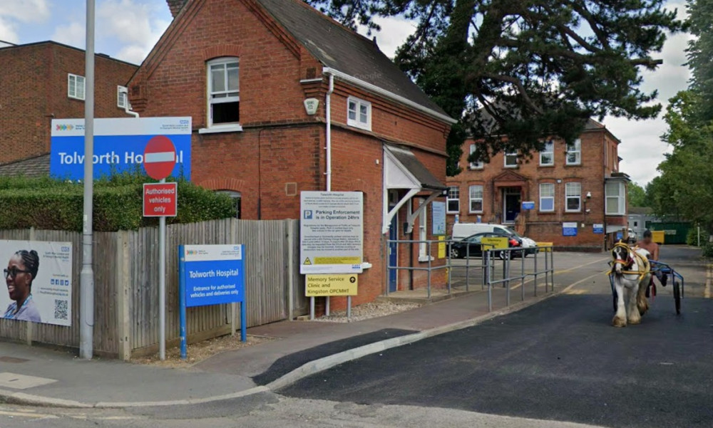 Lajos Mandrik, 37, was a patient on the Ellis Ward of Tolworth Hospital (Image via Google Maps)