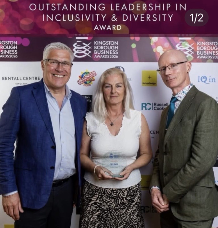 RBKares won the Outstanding Leadership in Inclusivity and Diversity Award at the Kingston Borough Business Awards (Image supplied)
