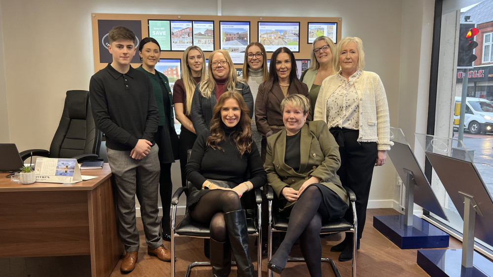 The Stephenson Browne team in Crewe have been named 'Best in Postcode' for Sales and Lettings (image via Stephenson Browne)