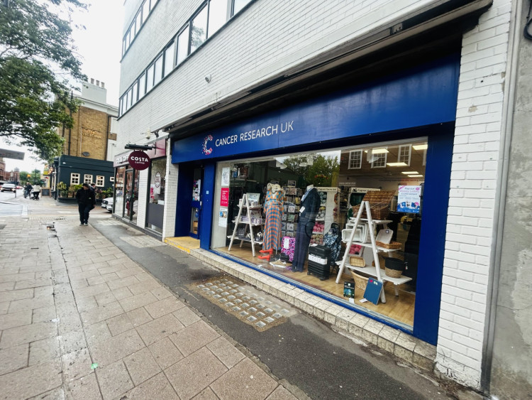 Cancer Research UK's Surbiton store is located in 26 Victoria Road (Credit: Tilly O'Brien)