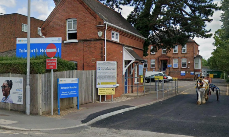 Lajos Mandrik, 37, was a patient on the Ellis Ward of Tolworth Hospital (Image via Google Maps)