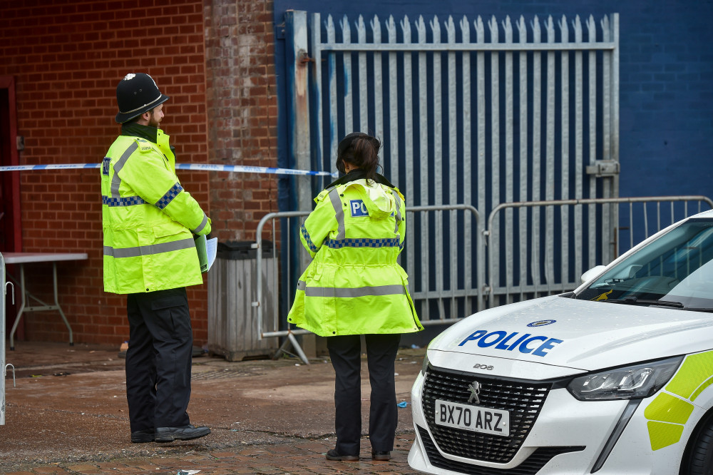This is where crimes have been reported to Warwickshire Police (image via SWNS)
