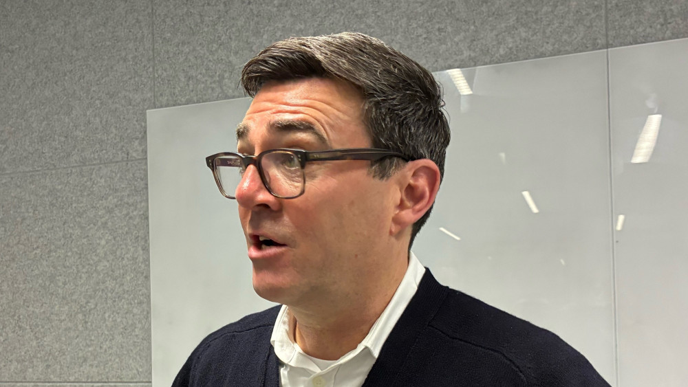 Greater Manchester Mayor Andy Burnham launched a bid on Thursday 14 May for the Makerfield seat in Wigan (Image - LDRS)